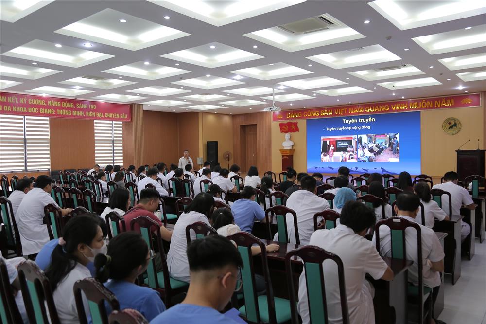 Tập huấn công tác tư vấn hiến giác mạc tại Bệnh viện Đa khoa Đức Giang – Hành trình kết nối trái tim, trao tặng ánh sáng